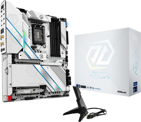 ASRock Z890 Taichi Aqua Intel Core Ultra LGA1851 RL-ILM DDR5 9200 MHz 256 GB EATX Motherboard Thunderbolt Wi-Fi 7