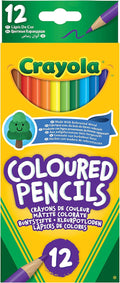 CRAYOLA Colouring Pencils - Assorted Colours (Pack of 12) | A Must-Have for All Kids Arts & Crafts Sets | Ideal for Kids Aged 3+