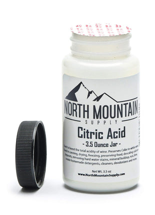 North Mountain Supply   CA 3.5oz Pure Food Grade Citric Acid   3.5 Ounce Jar