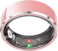 Smart Ring for Women, Fitness & Activity Tracker with Blood Pressure/Heart Rate Monitor, Sleep Tracker, Step Counter, IP68 Waterproof Ring for iOS & Android, Fast Charge, No Subscription (Pink,Size9)