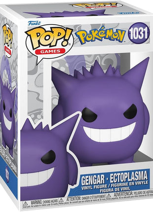 Funko POP! Games: Pokemon - Gengar | Official Video Games Merch - Collectable Vinyl Figurine for Shelf Display - Birthday Gift Idea for Fans and Collectors