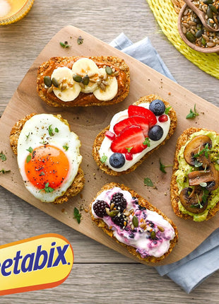 Weetabix Biscuits Whole Grain Cereal, Lightly Sweet Whole Grain Wheat Biscuits, Delicious as Part of Breakfasts or Snacks, 14 OZ Box
