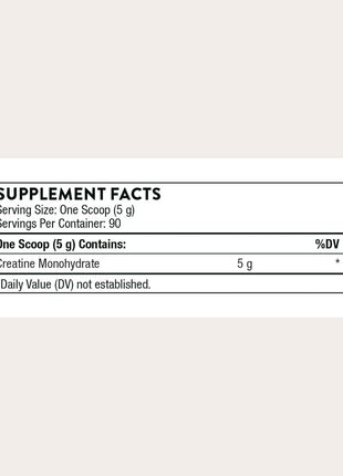 THORNE Creatine   Micronized Creatine Monohydrate Powder   Support for Muscles & Cognitive Function*   for Women & Men   Unflavored   NSF Certified for Sport   5 g per Serving   90 Servings