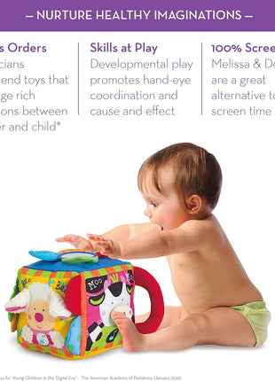 Melissa & Doug K's Kids Musical Farmyard Cube Educational Baby Toy K's Kids Musical Farmyard Cube Educational Baby Toy