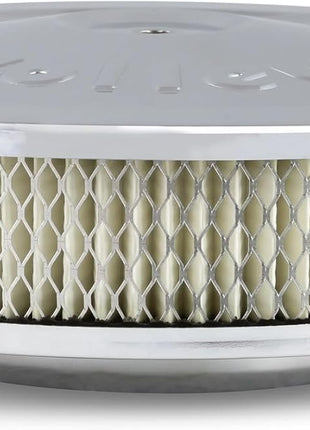 Holley - 120-145 Round Air Cleaner - 10 inch Chrome Holley