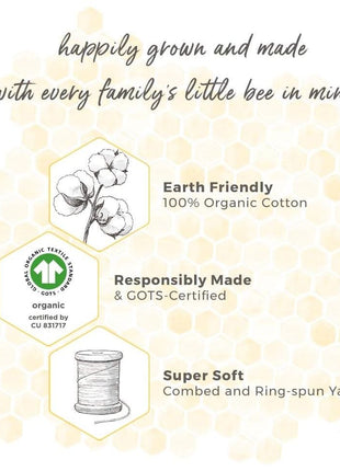 Burt's Bees Baby Organic Cotton Fitted Crib Sheet, Unisex Baby Beddings | A nursery essential crib sheet with 360o elastic that prevents sheets from creeping up on the mattress