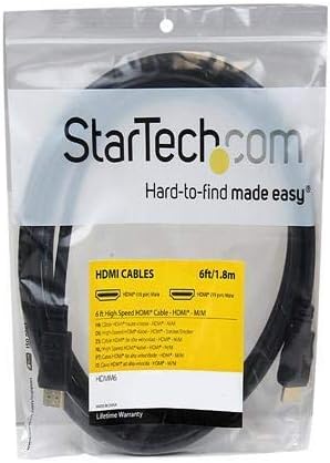 Startech StarTech HDMM6 6 ft High Speed HDMI Cable - HDMI to HDMI - M/M