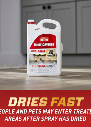Ortho Home Defense Insect Killer for Indoor and Perimeter Refill2 - Ready-To-Use Bug Spray Refill, Kills Ants, Roaches, and Spiders, 1 gal.