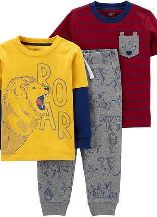 Simple Joys By Carter's Baby Boys 3-piece Playwear Pants Set, Chambray, 5T US