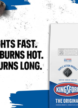 Kingsford Original Charcoal Briquettes, BBQ Charcoal for Grilling, 16 Pounds (Package May Vary)