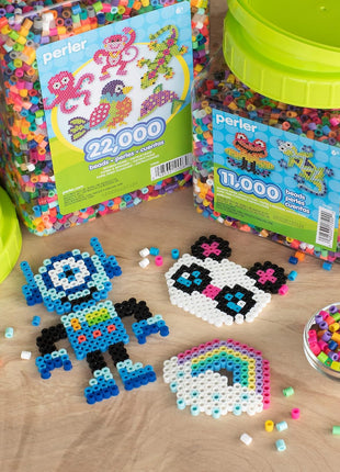 Perler Multi-Mix Fuse Beads Jar, Assorted Colors, Pack of 22000 (PER17000)