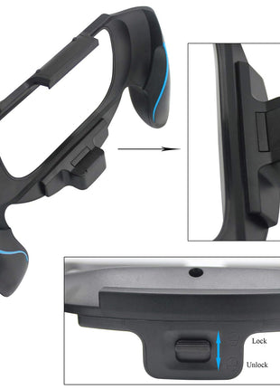 OSTENT Durable Joypad Bracket Holder Case Hand Grip Handle for Sony PSV PS Vita 1000 PCH-1000 Color Blue