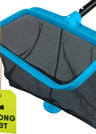 Lime Ultra-Durable Pool Skimmer Net – Deep Fine Mesh for Efficient Leaf & Debris Cleaning, Fits Standard Pool Poles (Net Only, No Pole)