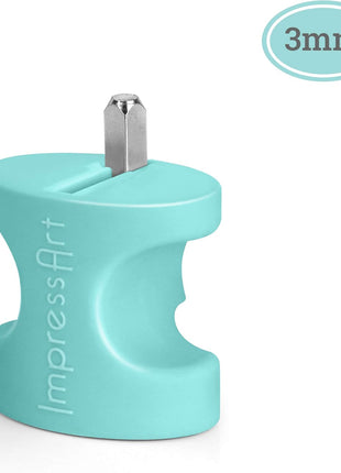 ImpressArt - Simple Strike Metal Stamping Jig, Easy-Grip Stamp Holder for Metal Hand Stamping (3mm)