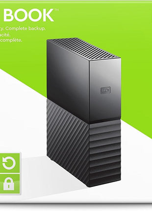 Western Digital 8TB My Book Desktop External Hard Drive, USB 3.0, External HDD with Password Protection and Backup Software - WDBBGB0080HBK-NESN