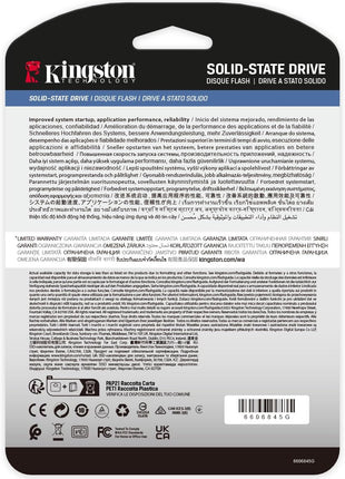 Kingston Enterprise 3.84TB DC3000ME | TCG Opal U.2 PCIe 5.0 NVMe SSD | SEDC3000ME/3T8