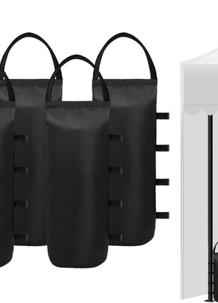 112 LBS Canopy Weights Sand Bags for Canopy Outdoor Advertising Tent Sunshade Fixed Windproof Pop up Tent(No Sand) 4-Pack Package May Vary