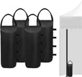 112 LBS Canopy Weights Sand Bags for Canopy Outdoor Advertising Tent Sunshade Fixed Windproof Pop up Tent(No Sand) 4-Pack Package May Vary