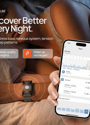 HEALBE Calorie Tracker, Automatic Calorie Intake Smart Band with App, Screen-Free Activity Tracker, Health Tracker, Sleep, Hydration, Stress, 24/7 Heart Rate, 5 ATM Waterproof