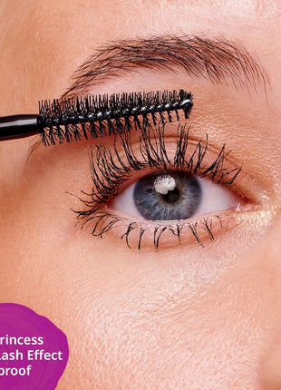 essence Lash Princess False Lash Waterproof Mascara, Black (Pack of 1) | Lengthens & Adds Volume, No Smudge, No Flake, Long Lasting, Fiber Brush, Vegan & Cruelty Free, Paraben Free