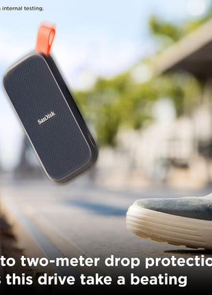 SANDISK 2TB Portable SSD - Up to 800MB/s, USB-C, USB 3.2 Gen 2, Updated Firmware - External Solid State Drive - SDSSDE30-2T00-G26