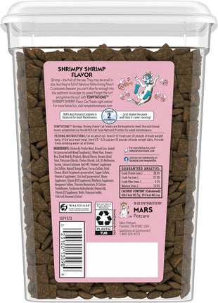 Temptations Cat Treats, Classic Crunchy and Soft Cat Treats, Shrimpy Shrimp Flavor, 16 oz. Tub