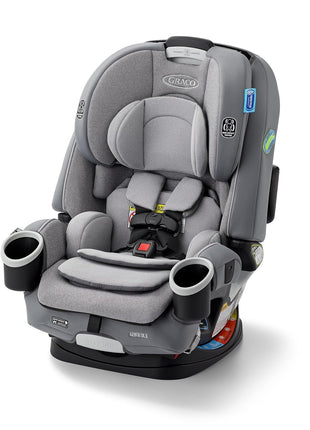 Graco 4Ever DLX 4-in-1 Baby Car Seat, Infant to Toddler Car Seat, 10 Years of Use, Rear-Facing, Forward-Facing, Highback Booster, and Backless Booster Seat Modes, Comfortable and Convenient, Charlie
