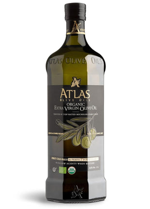 Atlas 1 LT Cold Press Extra Virgin Olive Oil with Polyphenol Rich from Morocco | Newly Harvested Unprocessed from One Single Family Farm | Moroccan Organic EVOO Trusted by Award-Winning Chefs