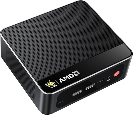 Beelink Mini PC, SER5 Pro 5625U AMD Ryzen 5 (Up to 4.3GHz) 16GB DDR4 480GB M.2 SSD Mini Desktop Computer, 2.5Gbps LAN, Wifi6/BT5.4,HDMI/DP/Type-c/4K Triple Display Micro PC