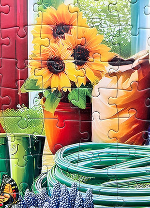 300 Piece Puzzle for Adults Kids Seniors - Beach Surf Shop - Summer Beach Puzzle