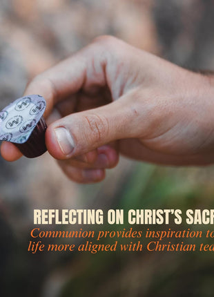 Pre Packaged Traditional Communion Cups | Box of 500 with Juice and Wafer