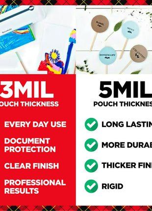Scotch Thermal Laminating Pouches, for Use with Thermal Laminators, 8.9 x 11.4 Inches, Letter Size Sheets, 100-Pack
