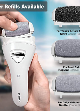 Electric Foot Callus Removers Rechargeable, Portable Electronic Foot File Pedicure Tools, Electric Callus Remover Kit, Professional Pedi Feet Care Perfect for Dead, Hard Cracked Dry Skin Ideal Gift