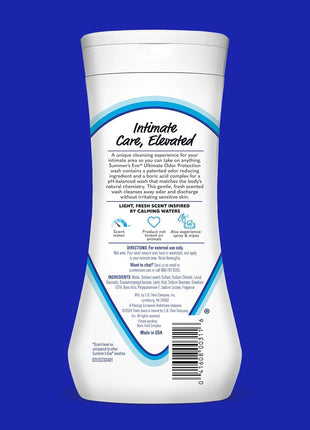 Summer's Eve Feminine Wash, Ultimate Odor Protection, Boric Acid, 15 Fl Oz