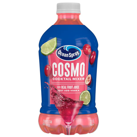 Ocean Spray Cosmopolitan Cocktail Mixer, Drink Mixer Made with Real Fruit Juice, 32 Fl Oz Bottle