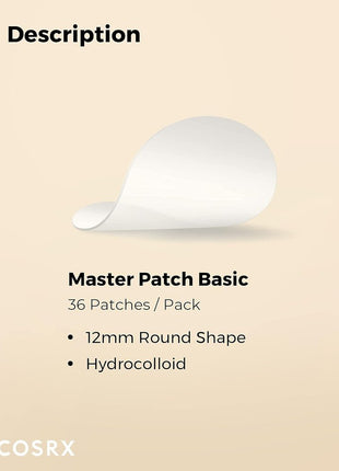 CosRx, Master Patch, Basic, 36 Patches
