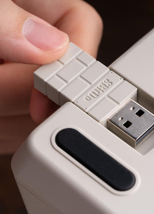 8BitDo Retro 18 Mechanical Numpad, Supports Calculator Mode, Bluetooth/2.4G/Wired Numpad for Windows and Android - M Edition