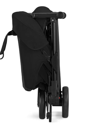 Cybex Libelle 2 Travel Baby Stroller - Lightweight Carry-On Travel Stroller for Airplane with One-Hand Recline, Compatible with CYBEX Car Seats, Magic Black