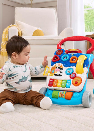 VTech Sit-to-Stand Learning Walker (Frustration Free Packaging), Blue