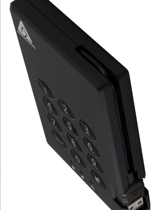 Apricorn 2TB Aegis Padlock USB 3.0 256-Bit AES XTS Hardware Encrypted Portable External Hard Drive (A25-3PL256-2000)