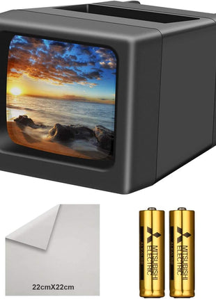 LED Lighted Illuminated 35mm Slide Viewer(2AA Batteries Included)