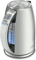 Cuisinart 1.7 Liter Stainless Steel Cordless Electric Kettle with 6 Preset Temperatures
