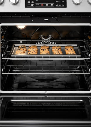 Kenmore Front Control Electric Range Oven with 5 Cooktop Elements with 7 Cooking Power Options, True Convection, Steam and Self Clean, Freestanding Oven, 4.8 cu. ft. Capacity Stainless Steel