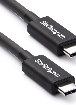 StarTech.com 2m (6.6ft) Passive Thunderbolt 3 Cable, 20Gbps, 100W PD, 4K Video, Thunderbolt Cable, Compatible with USB4/DP Alt Mode, Thunderbolt 4, USB 3.2/Type-C (TBLT3MM2M)