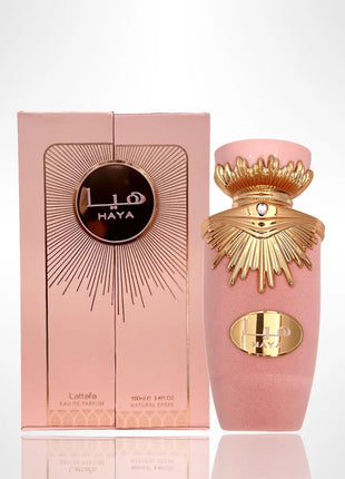 Lattafa Haya Eau de Parfum Spray for Women, 3.4 Ounce