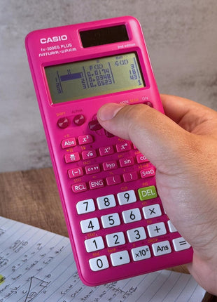 Casio fx-300ES Plus 2nd Edition Scientific Calculator, 262 Functions, Natural Textbook Display, Pink