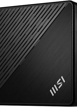 MSI Cubi N ADL Barebone Mini PC: Intel Pentium N200, Intel UHD, WiFi, Dual Display, Type C: Black ADL S-054BUS