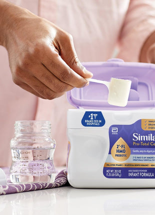 Similac Pro-Total Comfort Infant Formula With Iron, Gentle, Easy-to-Digest Formula, Has 2'-FL HMO for Immune Support, Non-GMO, Baby Formula Powder, 20.1-oz Tub