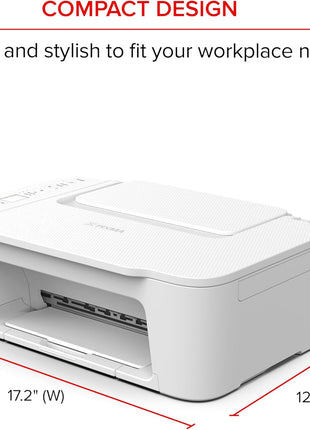 Canon PIXMA TS3720 Wireless All-in-One Printer for Basic Home Printing, White
