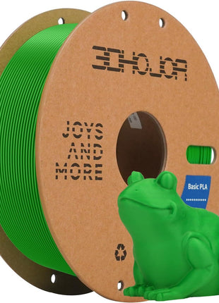 3D Printing Filament High-Speed PLA Filament 1.75mm 300mm/s 1kg Cardboard Spool Dimensional Accuracy  0.03 mm Fit Most 3D FDM Printer-Green